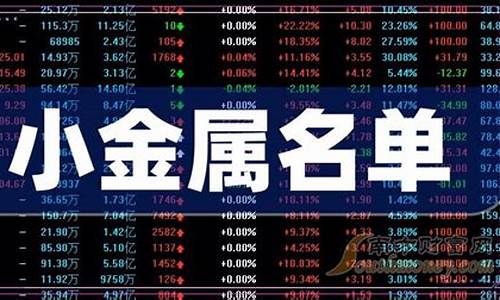 小金属龙头股有哪些(小金属龙头股有哪些股票)_https://www.jnskb.com_设计报价_第1张