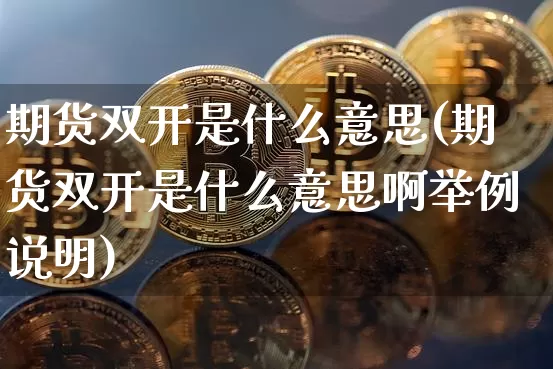 期货双开是什么意思(期货双开是什么意思啊举例说明)_https://www.jnskb.com_效果图_第1张