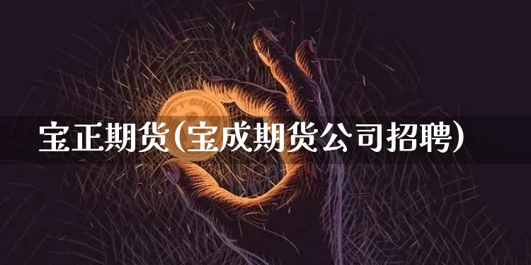 宝正期货(宝成期货公司招聘)_https://www.jnskb.com_装修公司_第1张