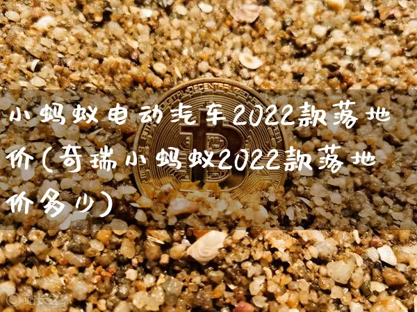 小蚂蚁电动汽车2022款落地价(奇瑞小蚂蚁2022款落地价多少)_https://www.jnskb.com_效果图_第1张